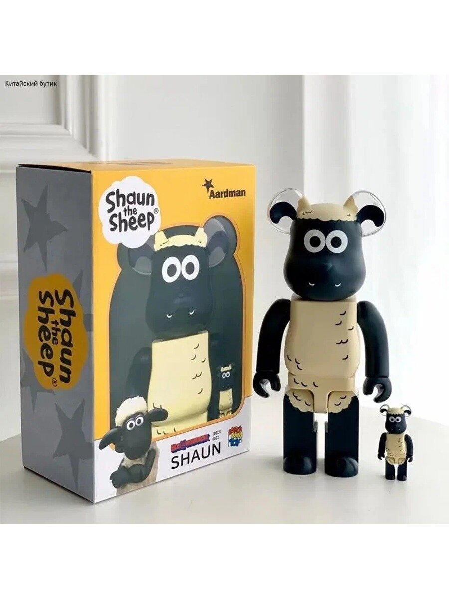 Bearbrick400%+100% Статуя Ограниченной Серии, Игрушка Для Дома, Подарок,28, белый, черный