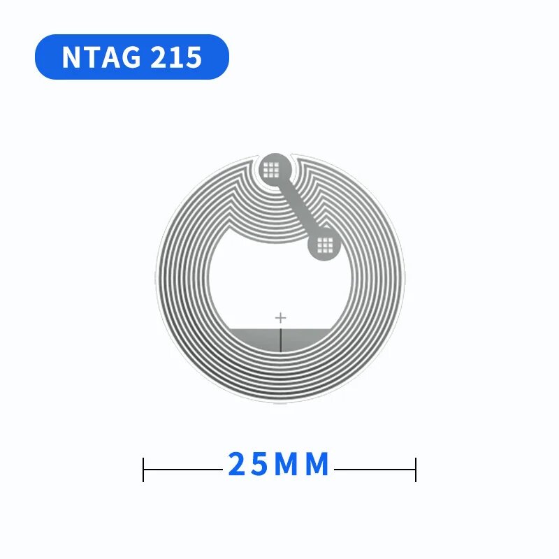 NFC-метка Ntag 215, 25 мм