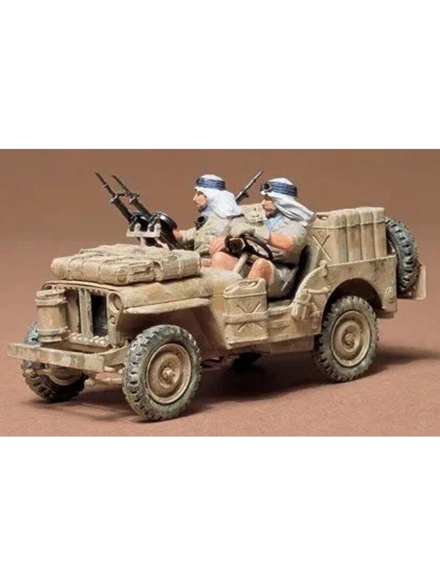 Сборная военная модель Tamiya-35033AA 1/35 British SAS Special Forces Airborne Assault Jeep model kit