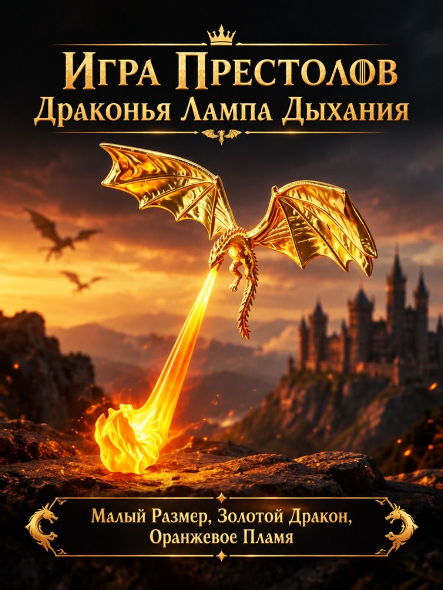 Игра Престолов Драконья Лампа Дыхания, Со Светодиодной Подсветкой/USB Зарядка