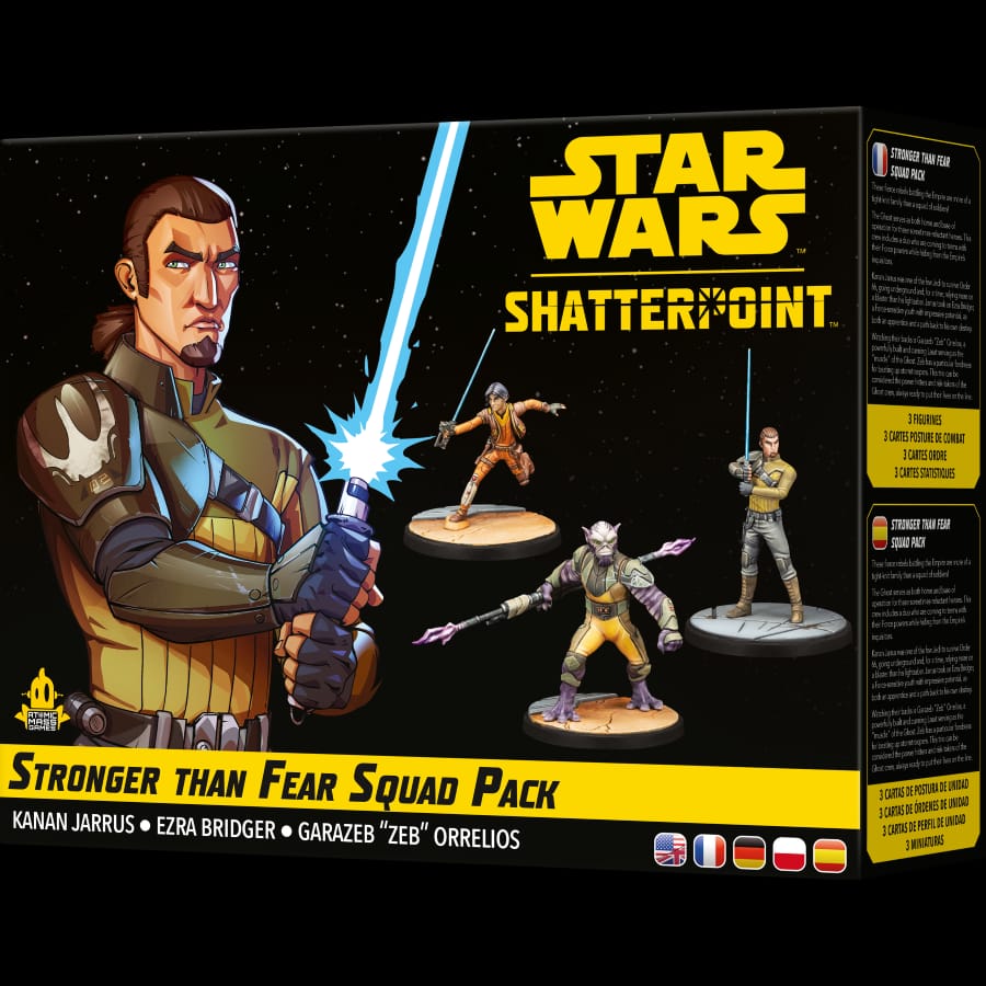 Настольная игра Rebel Star Wars Shatterpoint "Нечто сильнее страха Канан Джаррус", дополнение к игре для двоих