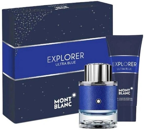 Mont Blanc Explorer Ultra Blue set Парфюмерная вода 60 мл + Гель для душа 100 мл