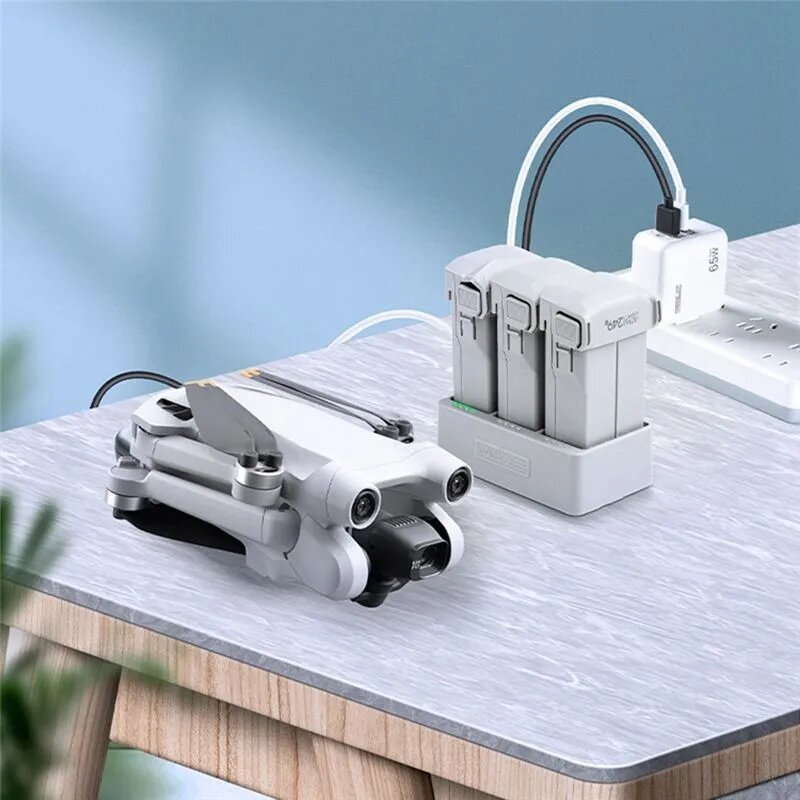3-канальный зарядный концентратор для DJI Mini 3 Pro Battery Charging Butler