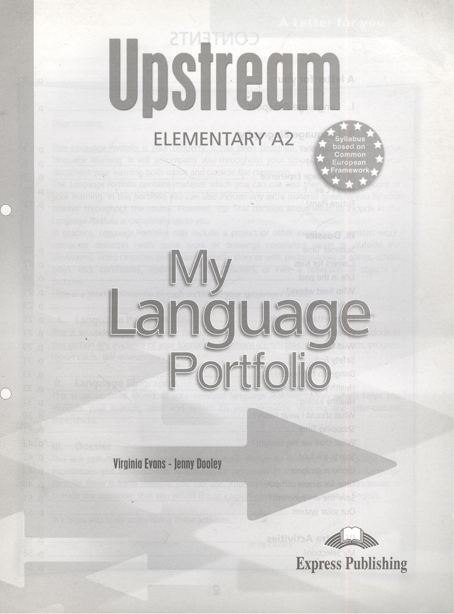 Upstream A2 Elementary. My Language Portfolio