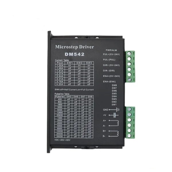 DM542 DM556 для модуля драйвера цифрового шагового двигателя 42 57 86, 20В-50В DC, 1А-5.5А DM556