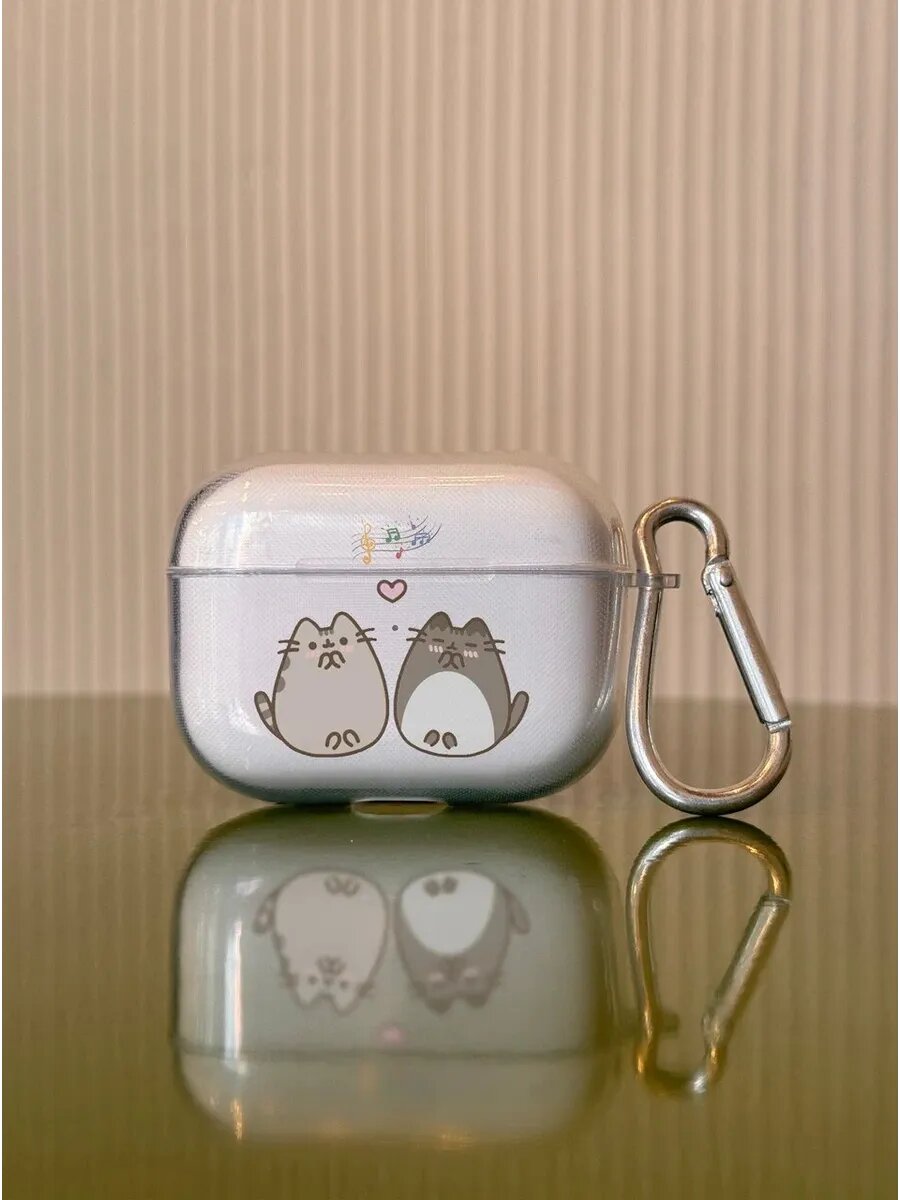 Чехол на AirPods Pro 2 Пушин "Pusheen"