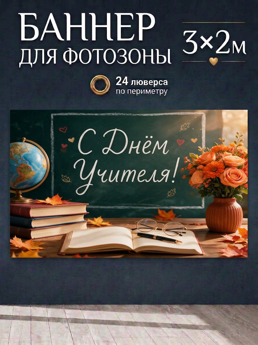Баннер с днем учителя