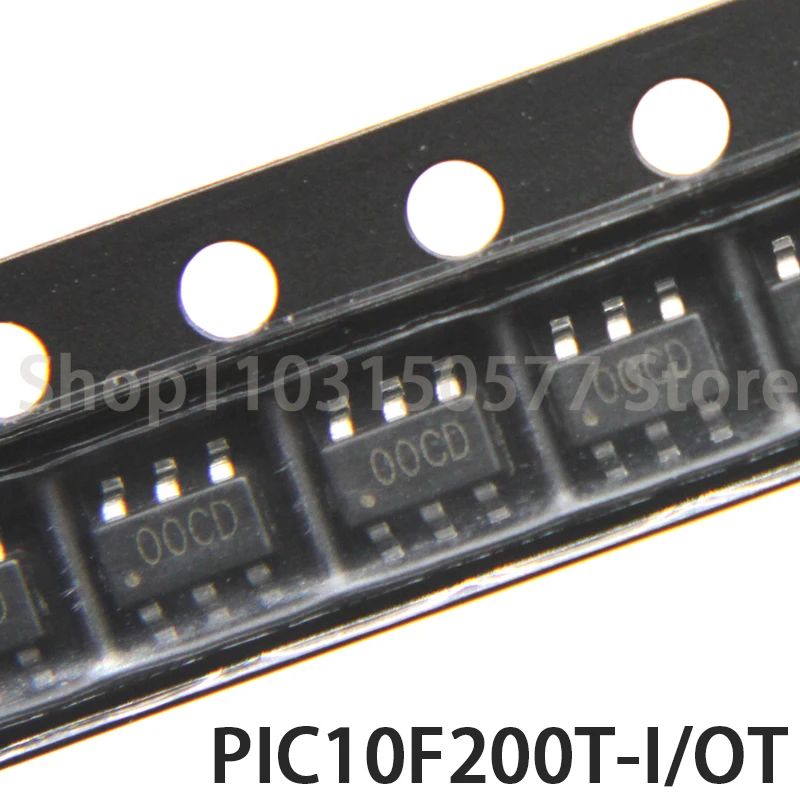 5штука PIC10F200T-I/OT PIC10F200T-E/OT SOT23-6