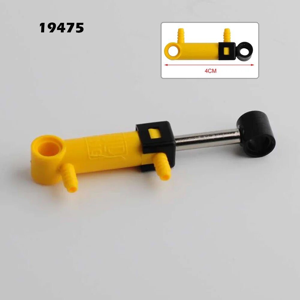 Пневматический насос MOC Bricks для конструкторов Желтый, 1x5 V2 push rod