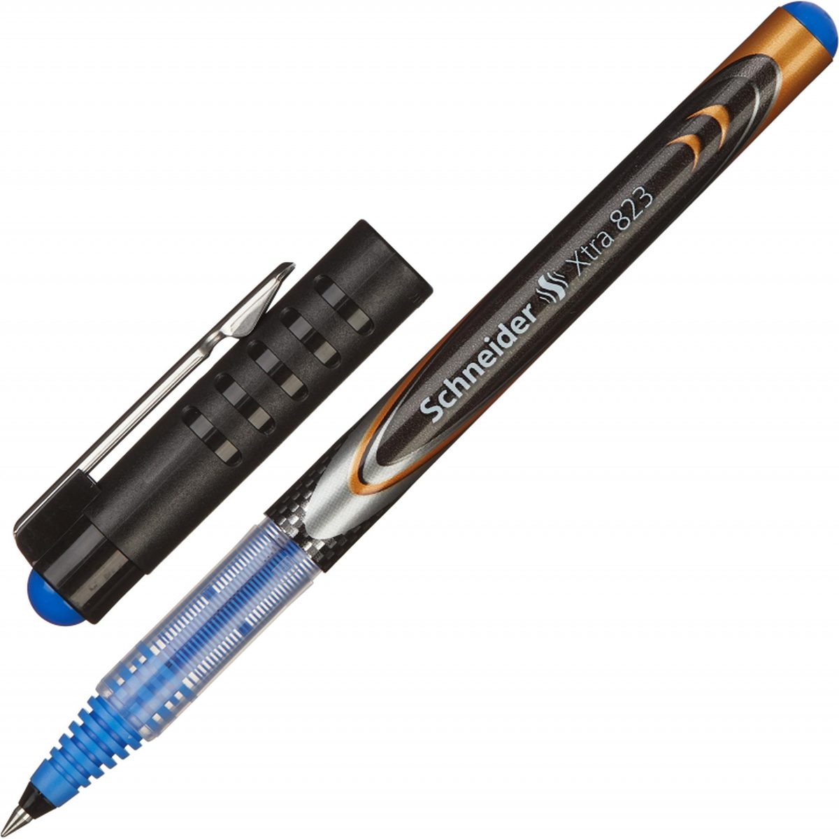 Ручка-роллер Schneider Xtra 823 (0.3мм, синяя, регулятор подачи чернил) (823/3), 10шт.