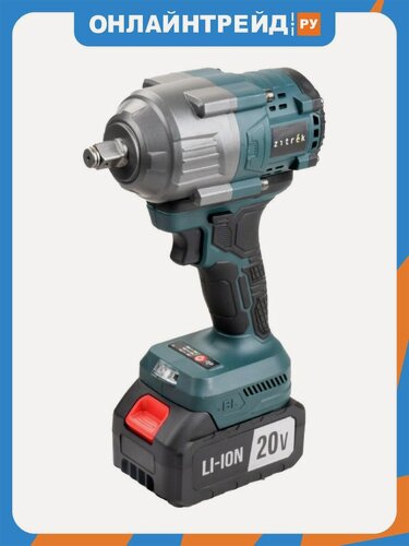Изображение товара Гайковерт аккумуляторный Zitrek Crusher 20 PRO в кейсе, 20В, 800 Нм, 2х4.0Ач (085-1020)