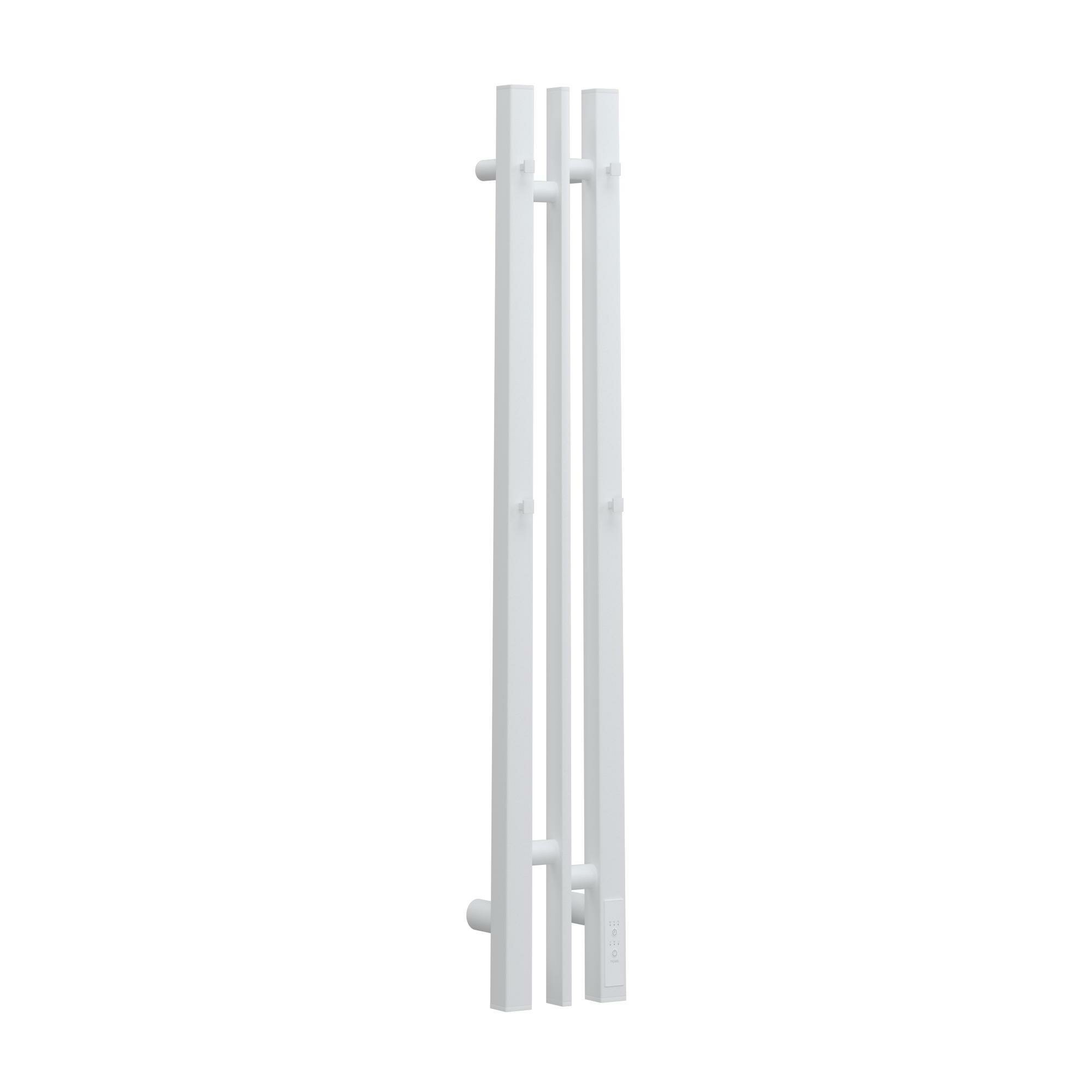 Электрический полотенцесушитель APEXTERMO Delta 800x100 DL10181WM с крючками цвет Белый матовый