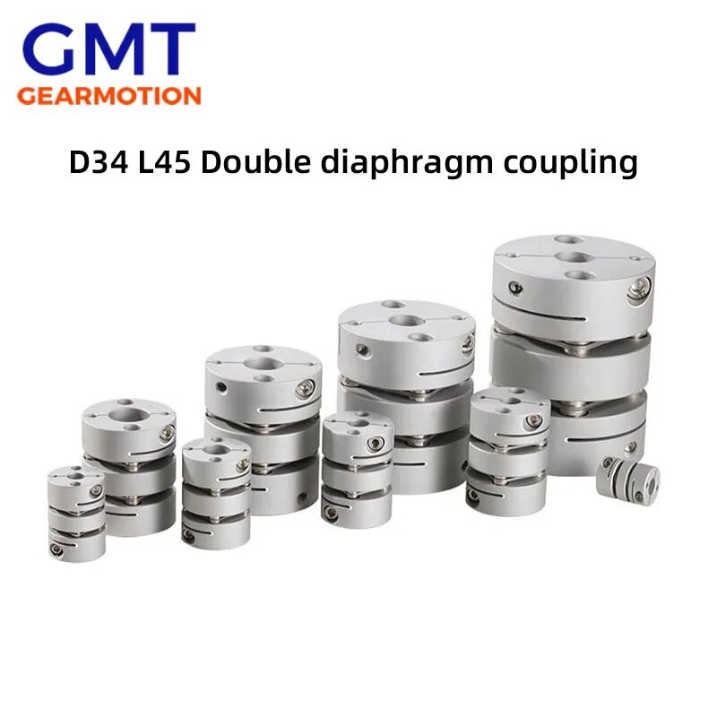 Эластичная муфта D34L45 алюминиевая 12x12mm