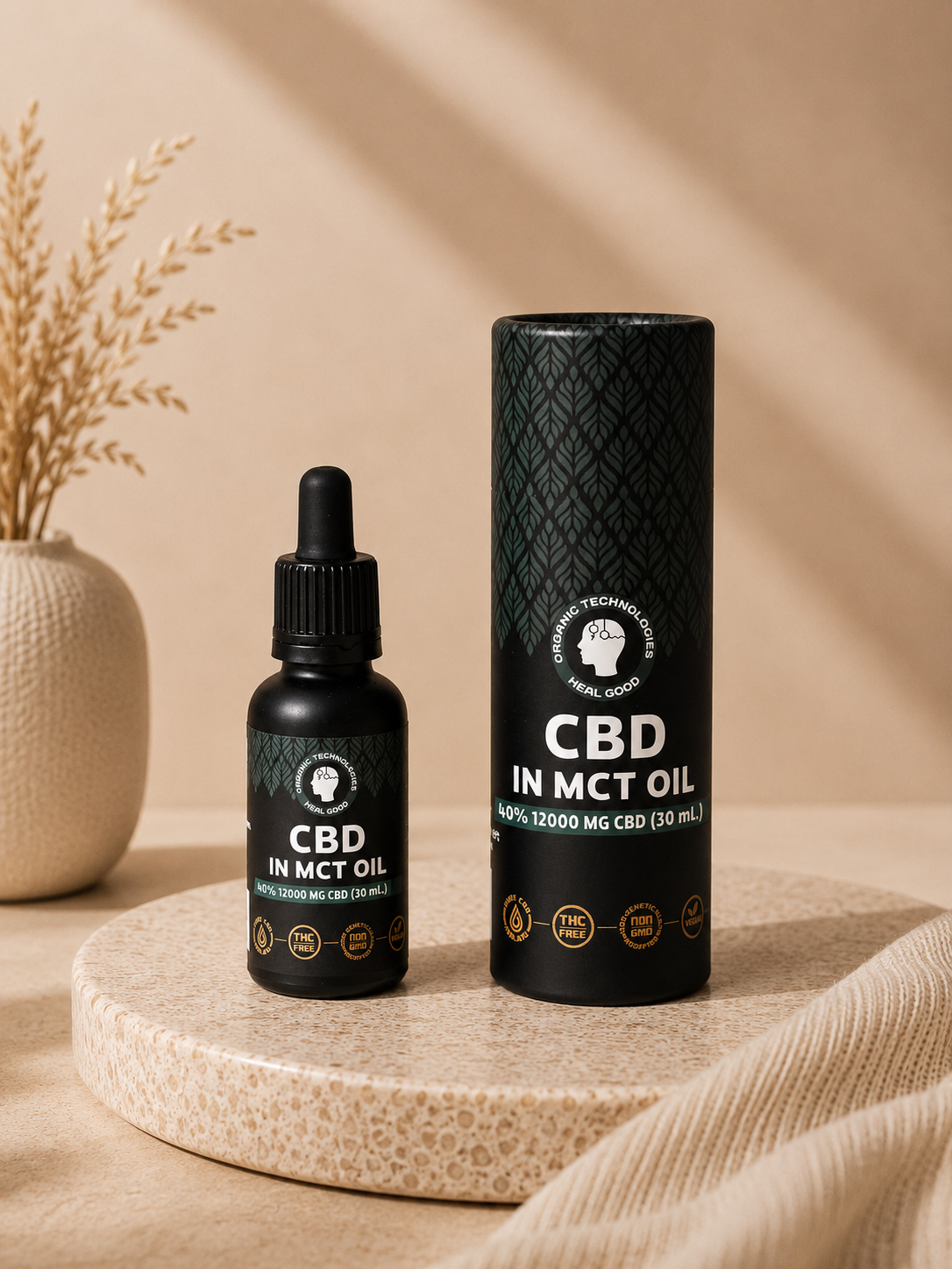 CBD Масло Широкого Спектра 40% 4000 мг, 10 мл. + CBG, CBDV Терпены