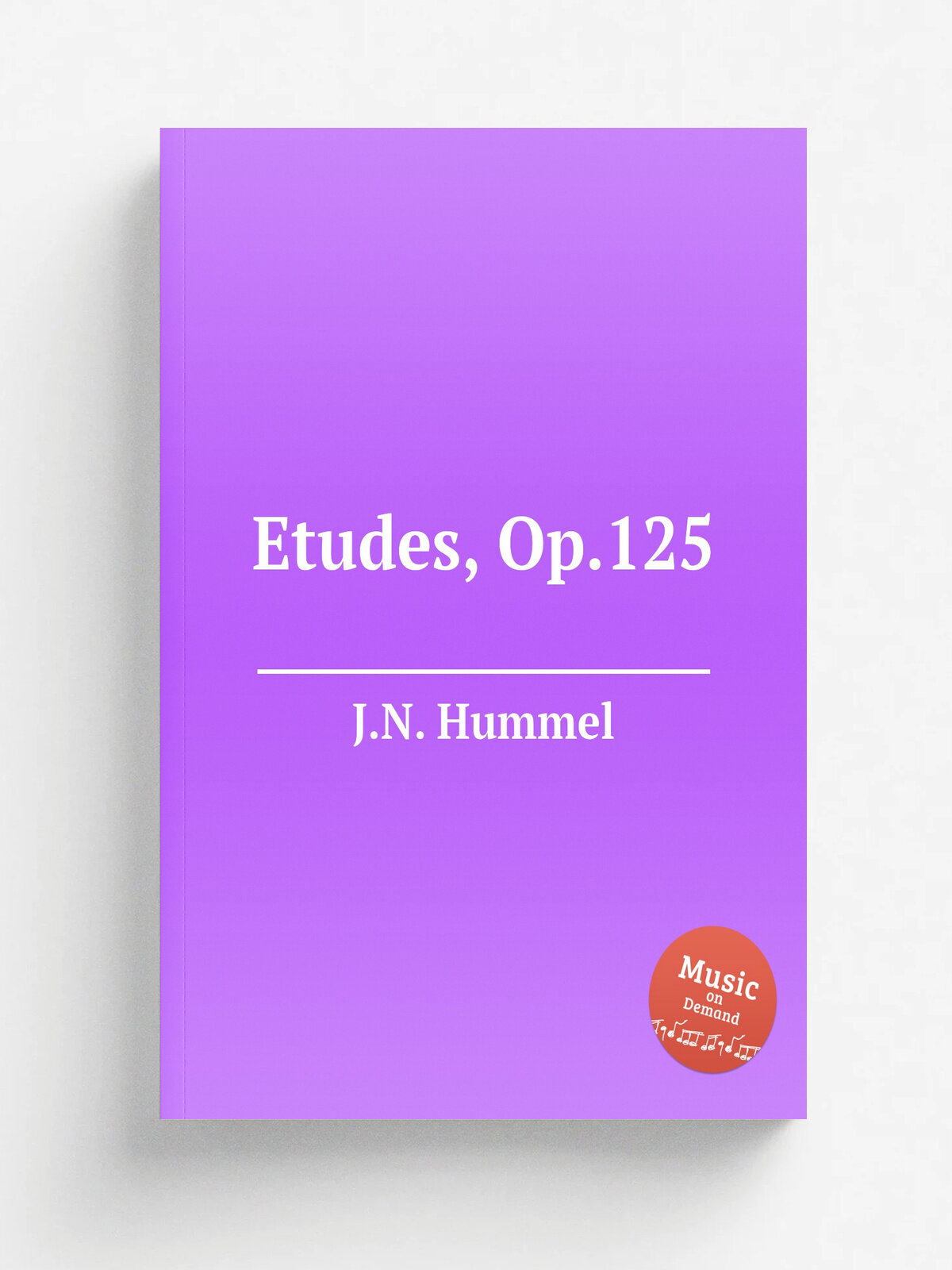 Etudes, Op.125 | J.N. Hummel | 1833 | Репринт