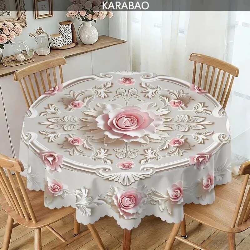 Скатерть Полиэфирное волокно 150x150см