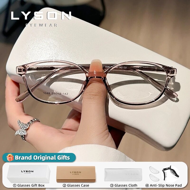 LYSON Женские пластмассовые овальные очки для чтения