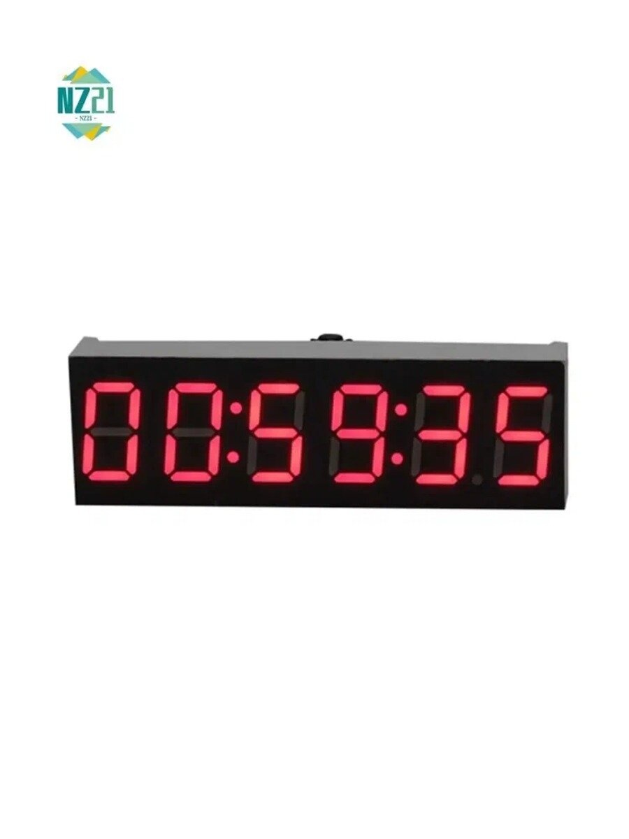 E4(Z S X V) 0,36-Дюймовые 6-Битные Часы, Светодиодные Электронные Часы Со Вторым Модулем Дисплея-C