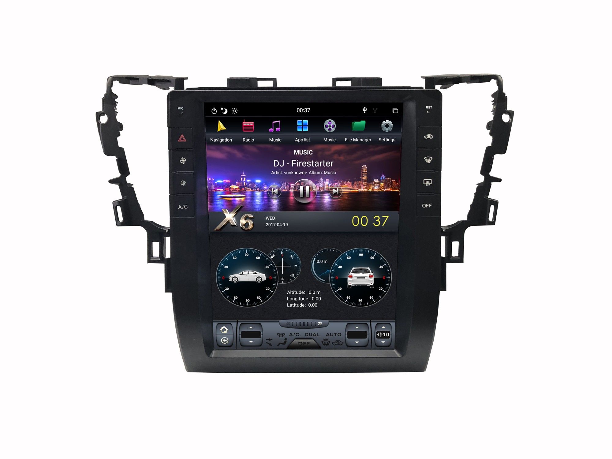 Штатная магнитола в стиле "Тесла" для TOYOTA ALPHARD 2015-2019 KUBERG ZF-1308L-DSP