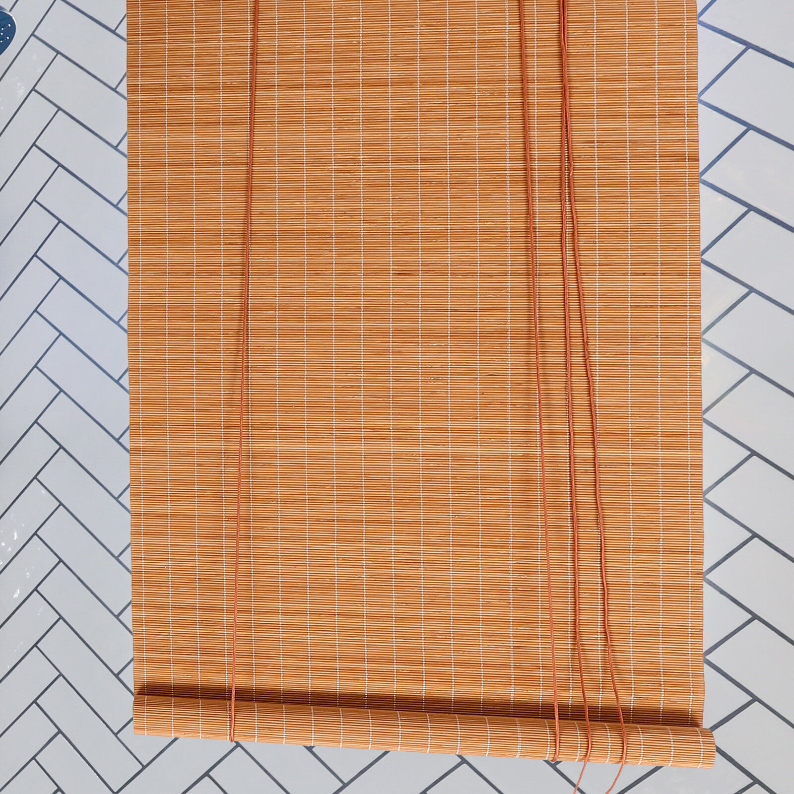 Bamboo Curtain Для Окон И Террас С Регулируемой Высотой Коричневый 150.00X50.00X2.00Cm