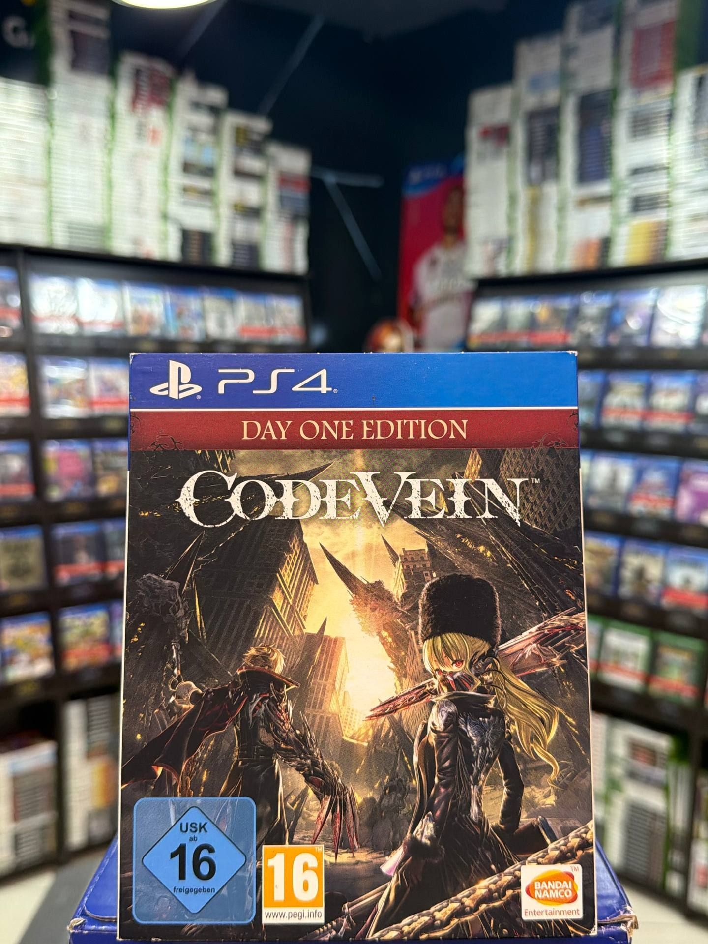 Игра Code Vein (Day One Edition) (Steelbook) PS4 (Русская версия) (Box)