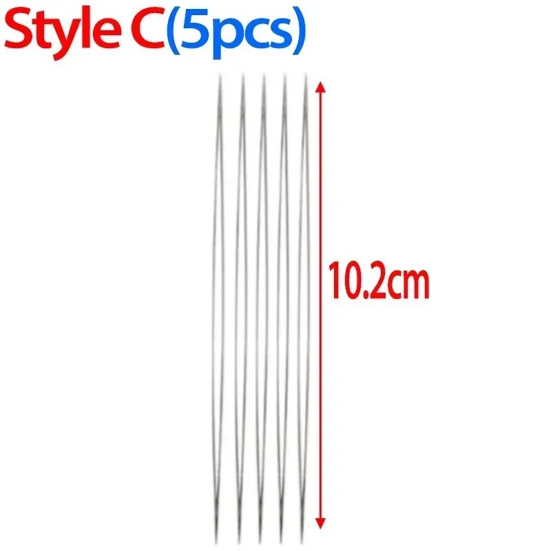 Иглы для бисера из нержавеющей стали 5 шт. Style C 10.2cm(5pcs)