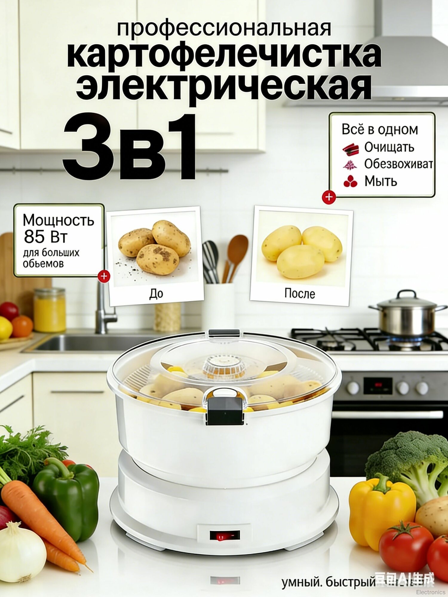 Электрический нож 01a08e765ae67798972f2ff593db7938, белый — информация о товаре в карточке