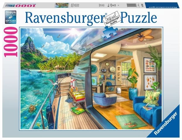 Пазл Ravensburger Круиз на тропический остров, 1000 элементов, 70x50 см