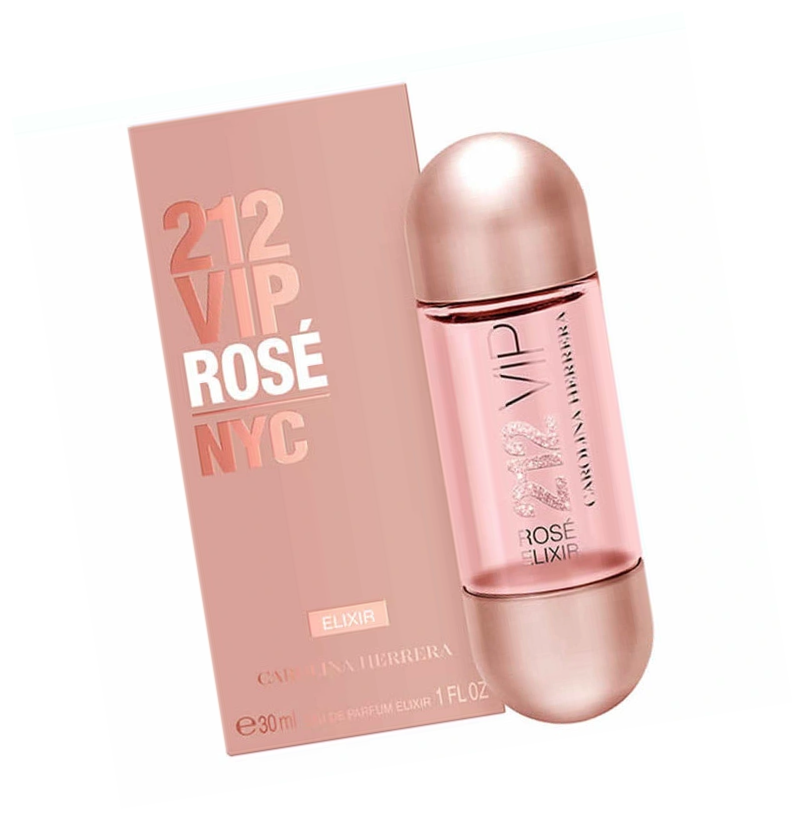 Каролина Херрера 212 Вип Роуз Эликсир - аромат для женщин 30 мл / 212 VIP Rose Elixir