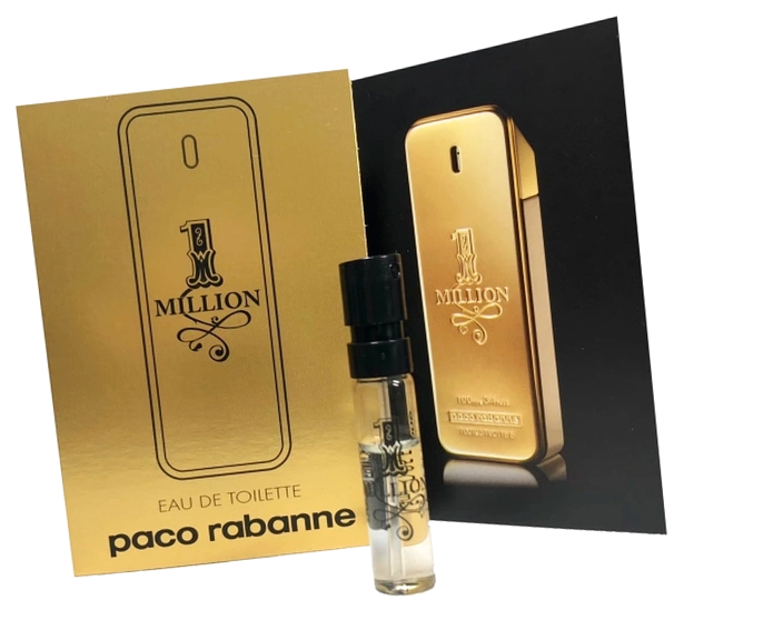 Мужской аромат Paco Rabanne One Million 1.5 мл миниатюра - Пако Рабан 1 Миллион