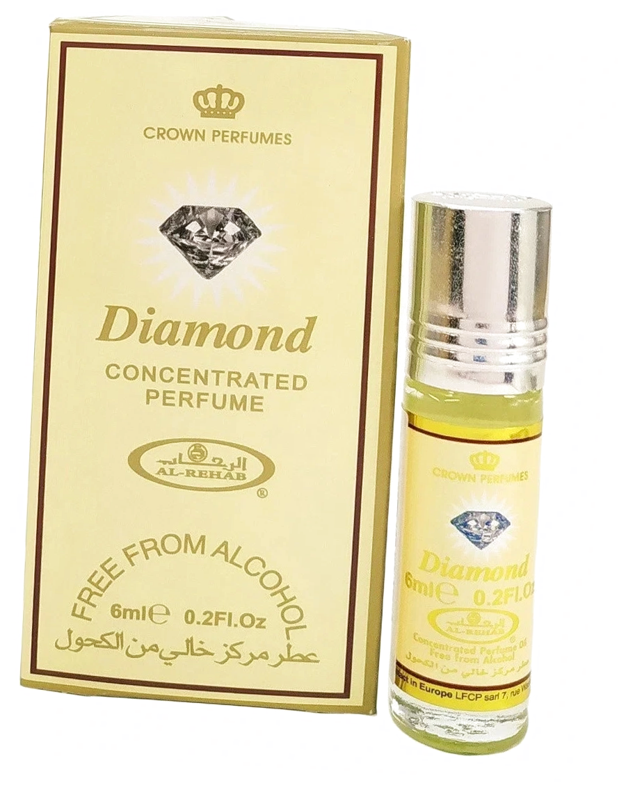 Аль Рехаб Даймонд аромат в роллере 6 мл для мужчин и женщин - Al Rehab Diamond