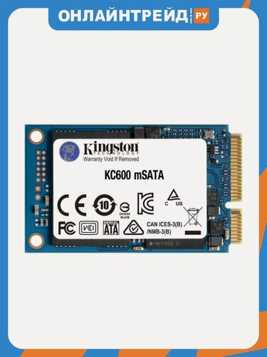 Изображение товара SSD диск Kingston KC600m, 512Гб, mSATA 5130, SATA (SKC600MS/512G)