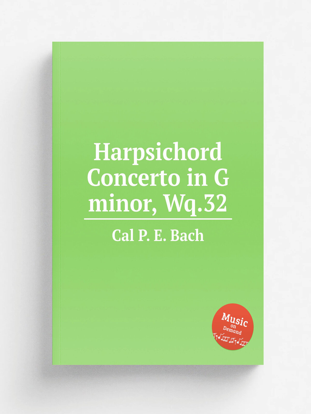 Harpsichord Concerto in G minor, Wq.32