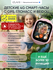 Умные смарт-часы для детей ELARI GO 4G c GPS, прослушка, видео и аудио звонки, U...