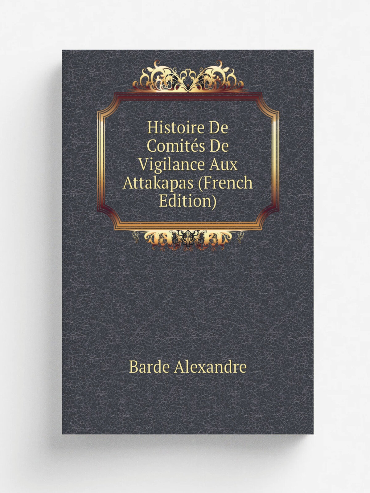 Histoire De Comit.s De Vigilance Aux Attakapas (French Edition) | Barde Alexandre | Репринт