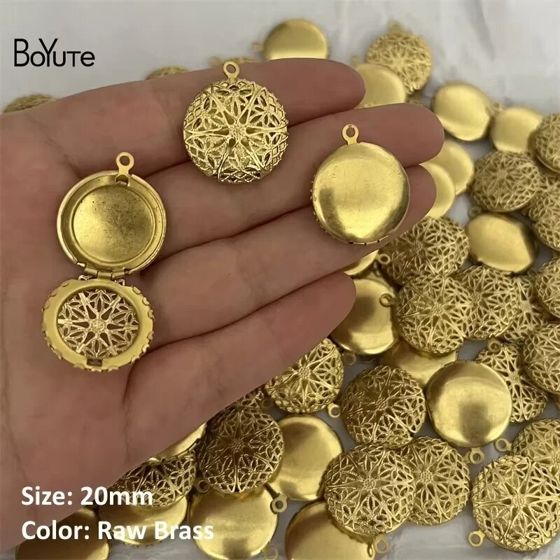 BoYuTe латунные открывающиеся медальоны 10 шт Locket 1