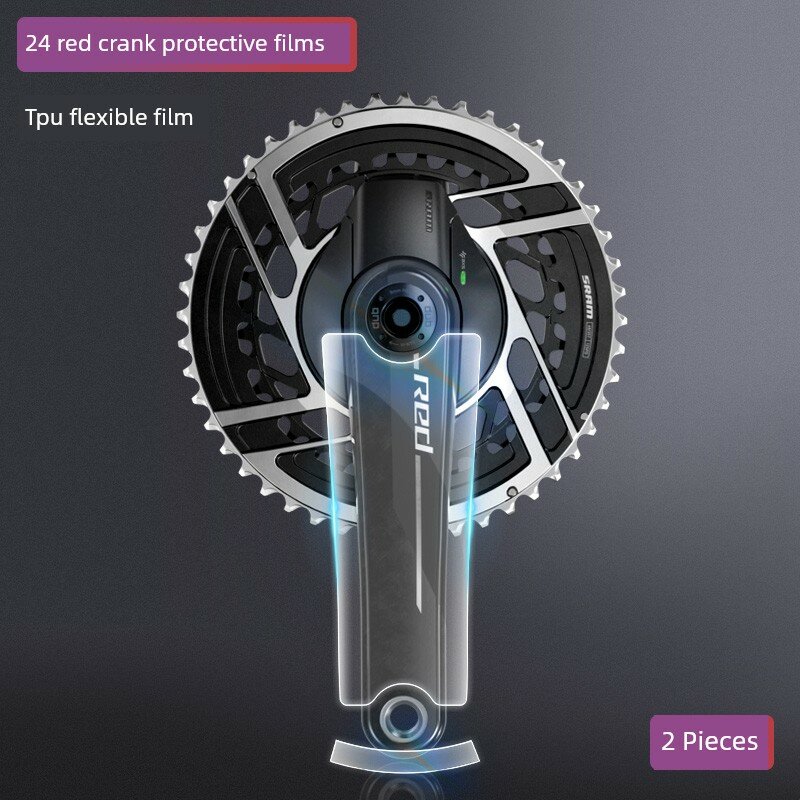 Защитная пленка для кривошипа велосипеда Shimano Speedlink Road, антицарапинная прозрачная пленка, совместимость с