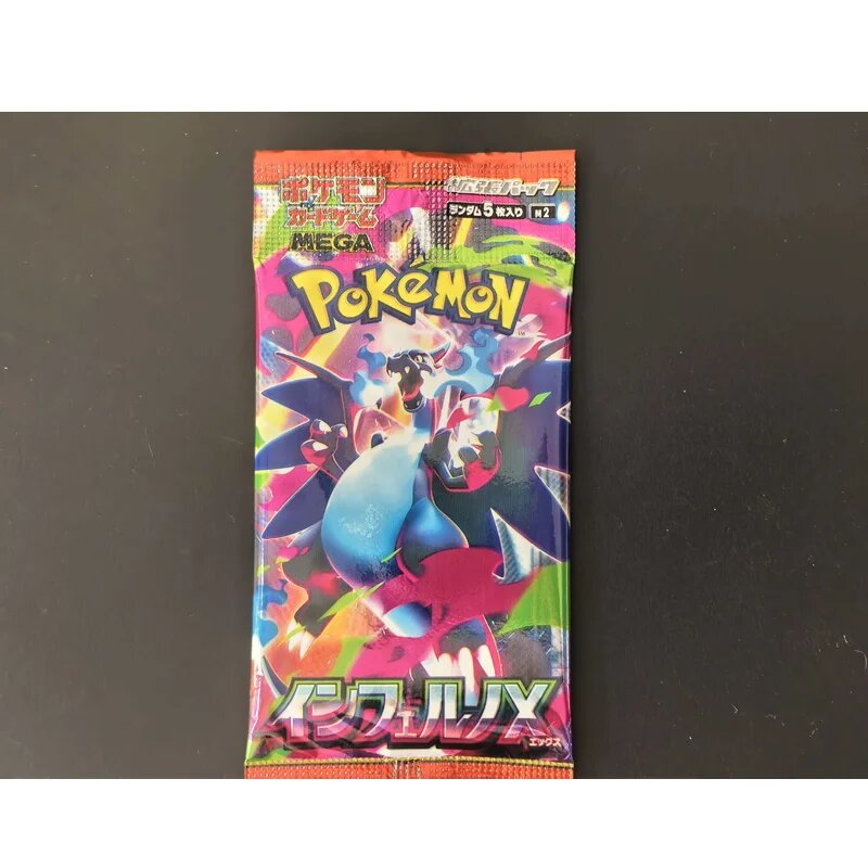 Коллекционные карты Pokemon Mega Symphonia M1S, Mega Brave M1L, Inferno X M2 M2-BAG-1PCS