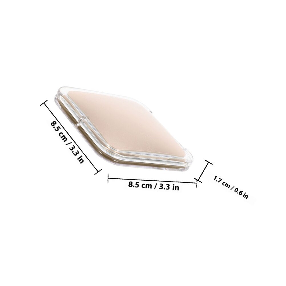 Складное Зеркало Для Макияжа С Увеличением Порtable Khaki 8.50X8.50X1.70Cm