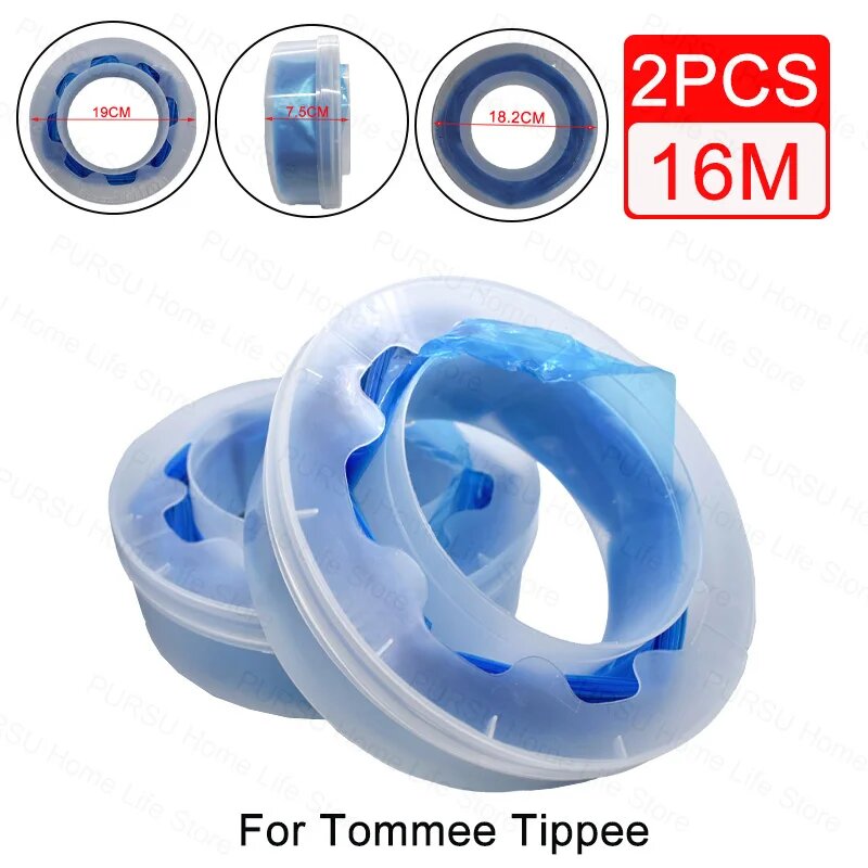 Сменные кассеты для накопителей подгузников Tommee Tippee Sangenic 2Pcs