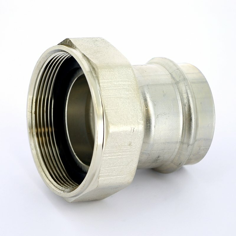 Муфта пресс-В с накидной гайкой 54х2"1/2 нержавеющая сталь Sanpress Inox VIEGA