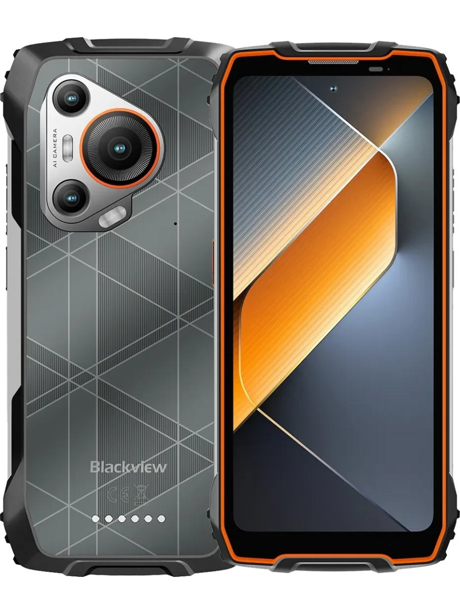 Смартфон Blackview BL7000 6.78", 8/256Gb, NFC, IPS, 120Гц, 7500мАч, оранжевый
