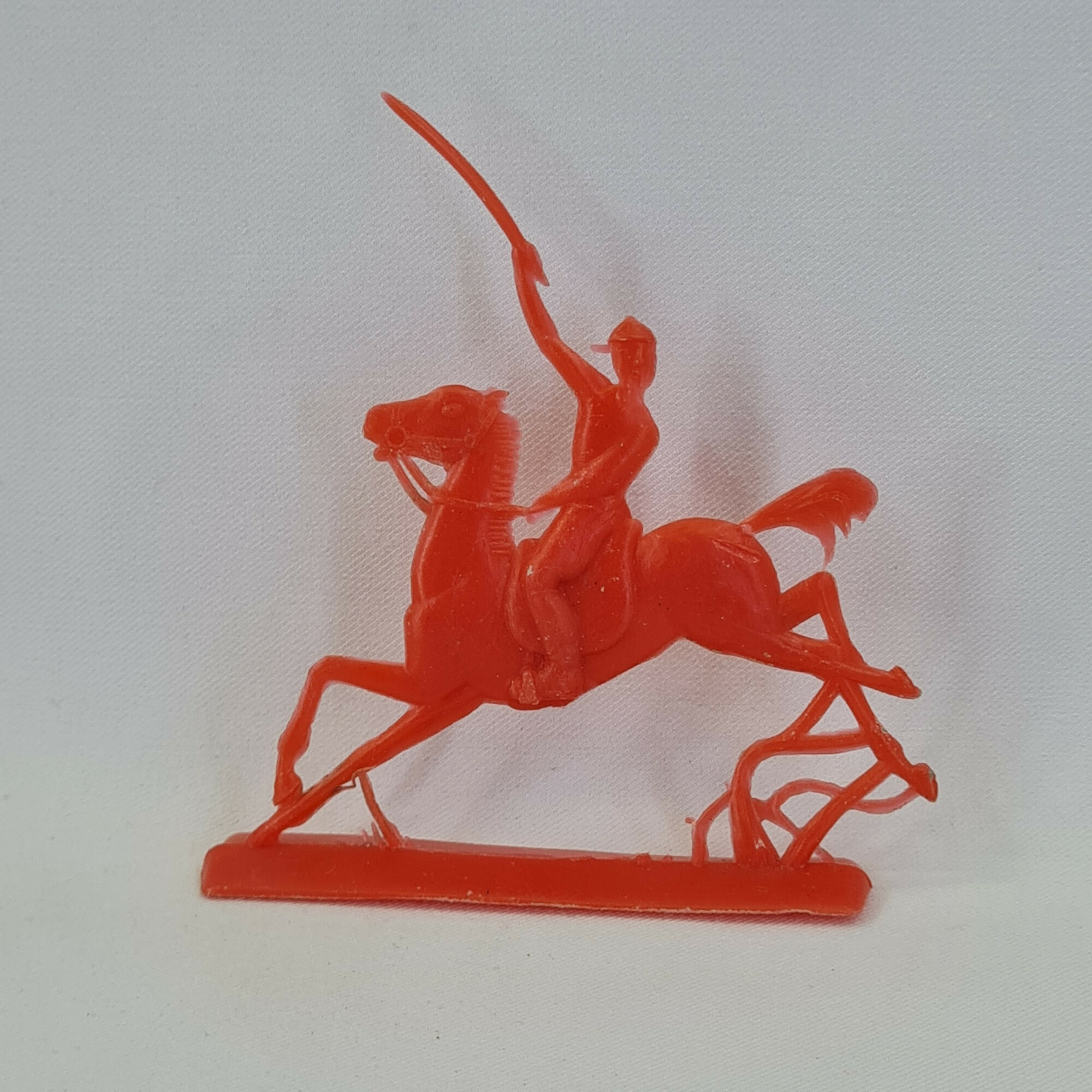 Сувенирная фигурка винтажная, СССР. Всадник на коне с копьем, декоративная композиция