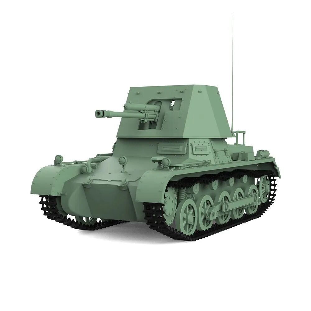 SSMODEL SS72708 1/72 Модель военного танка Немецкий танк с 47-мм штурмовой пушкой Type I B