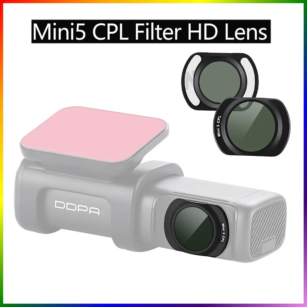 DDPAI Dash Cam Mini5 4K CPL фильтр