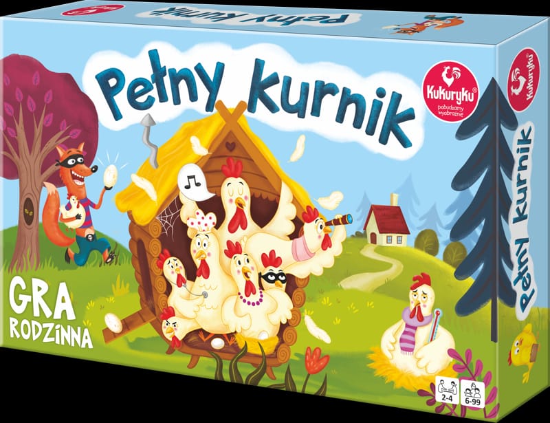 Настольная игра Kukuryku Полный курятник, семейная игра для детей