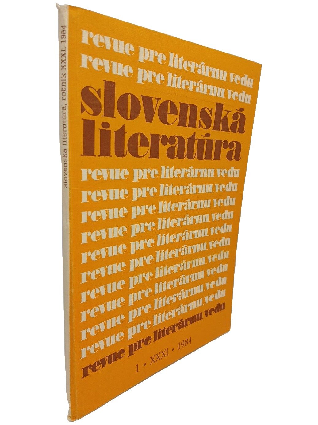 Slovenská literatúra. Revue pre literárnu vedu. Ročník 31, 1984, č. 1