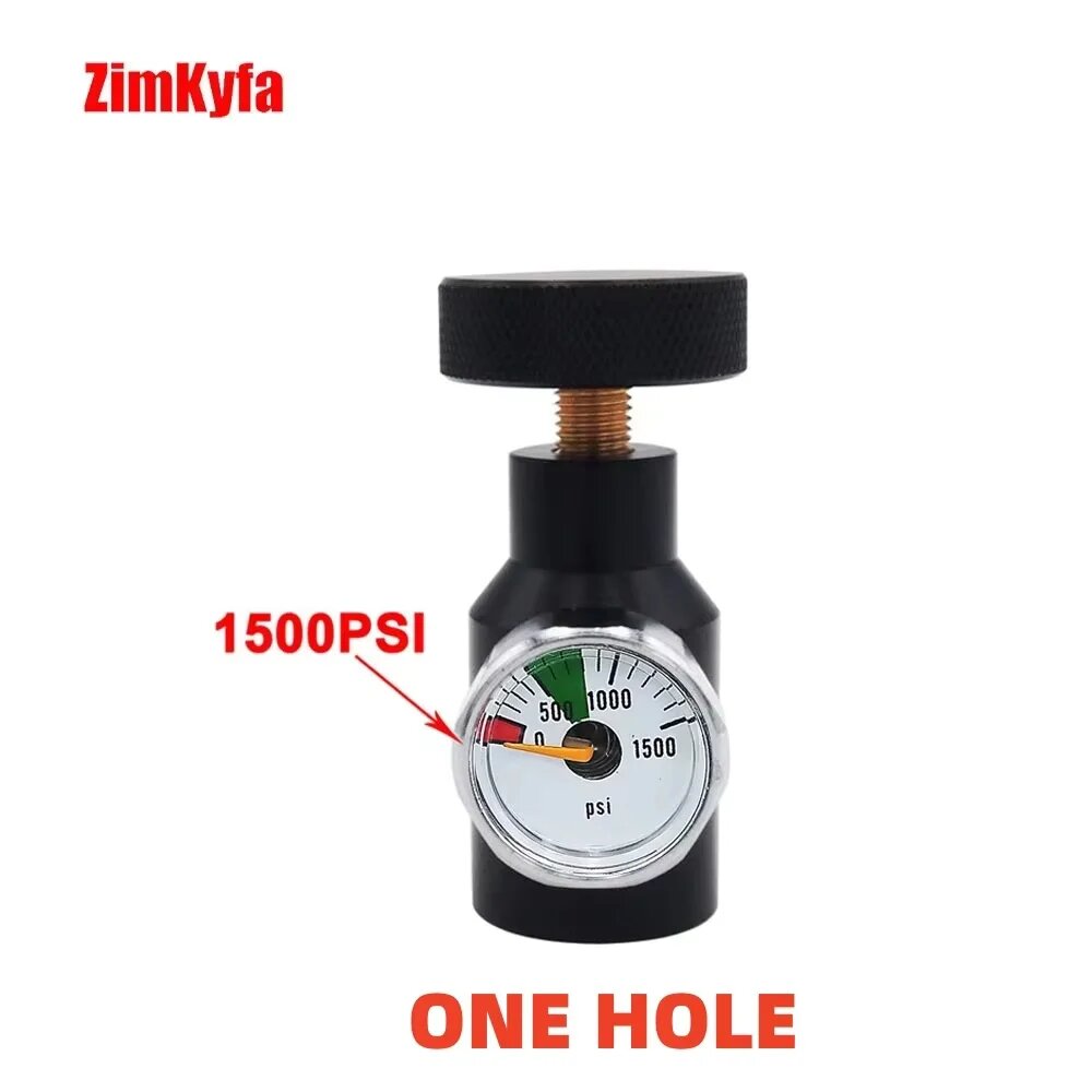 Тестер давления для баллонов HPA/CO2 Zimakyfa 1500/3000/5000 PSI 1.5K
