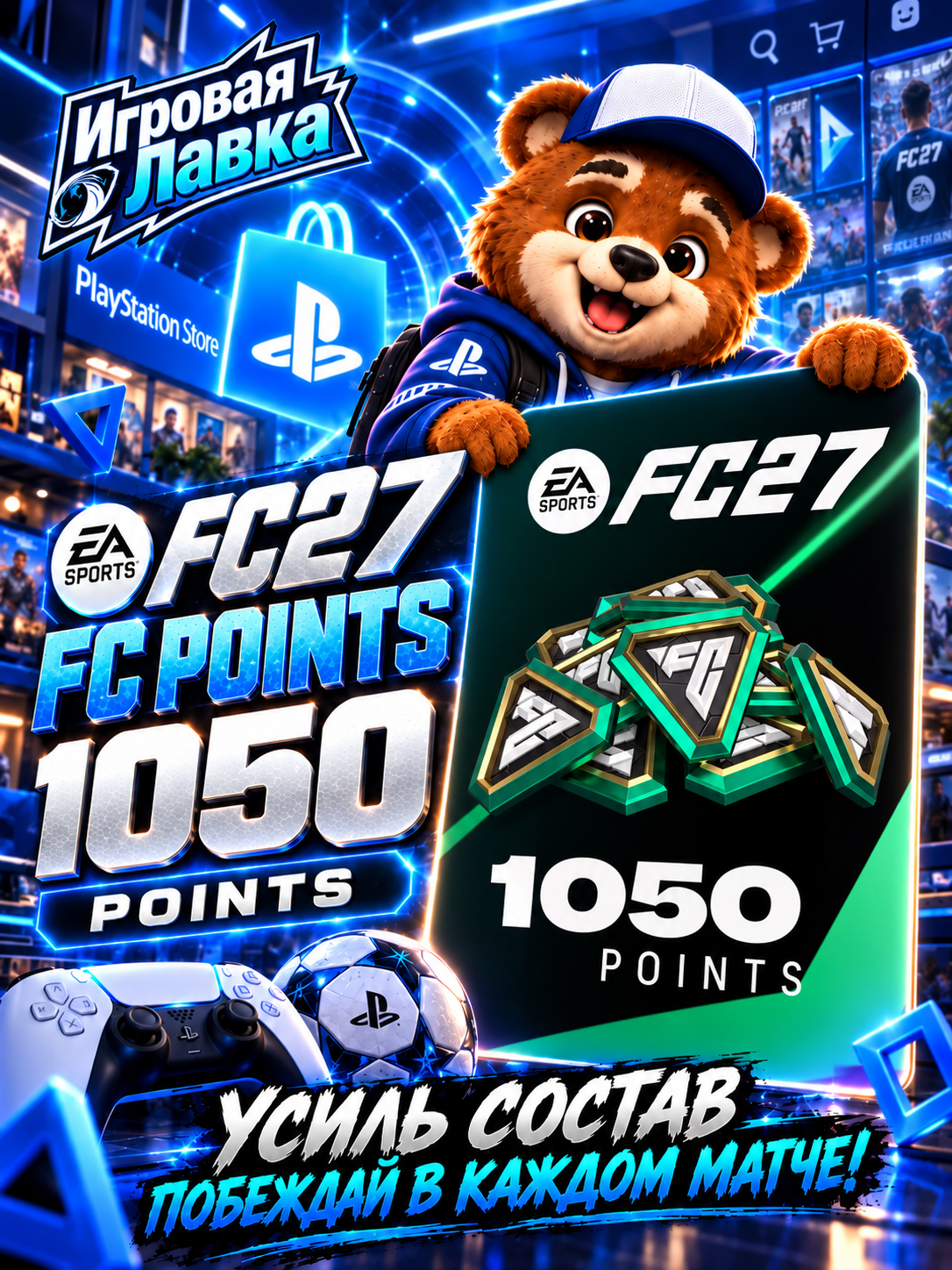 EA SPORTS FC 27 - FC Points 1050 FCP для PlayStation | Украина