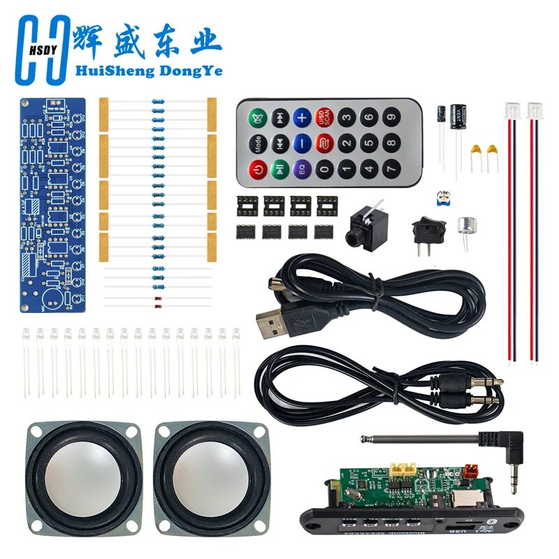 DIY Bluetooth-динамик с FM-радио HUISHENGYUFA